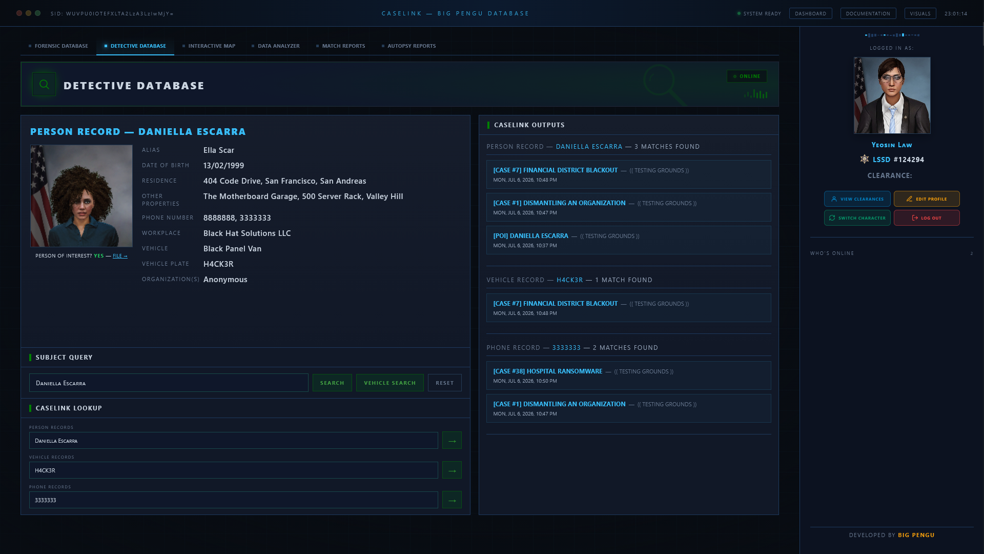 Detective Database